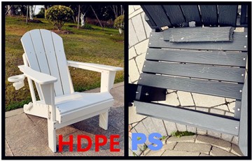 Krzesło HDPE Adirondack kontra krzesło PS Adirondack